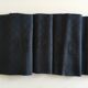 Set of 4 old black damask towels embroidered monogram MC, circa 1920