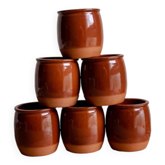 Set of 6 pots of CERMER Yogurt