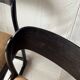 Lot de 3 chaises bémol dites "traineau"  Baumann