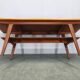 Danish Mid Century Teak Coffee Table with Shelf, 1960s