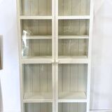 White wall display cabinet