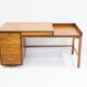 Bureau danois en bois de teck et de chêne