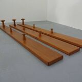 No. 140 Teak Wall Racks by Aksel Kjersgaard for Odder Møbler, 1960s, Set of 3
