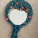 Mithé Espelt Mirror — Turquoise Foliage & Pink Berries