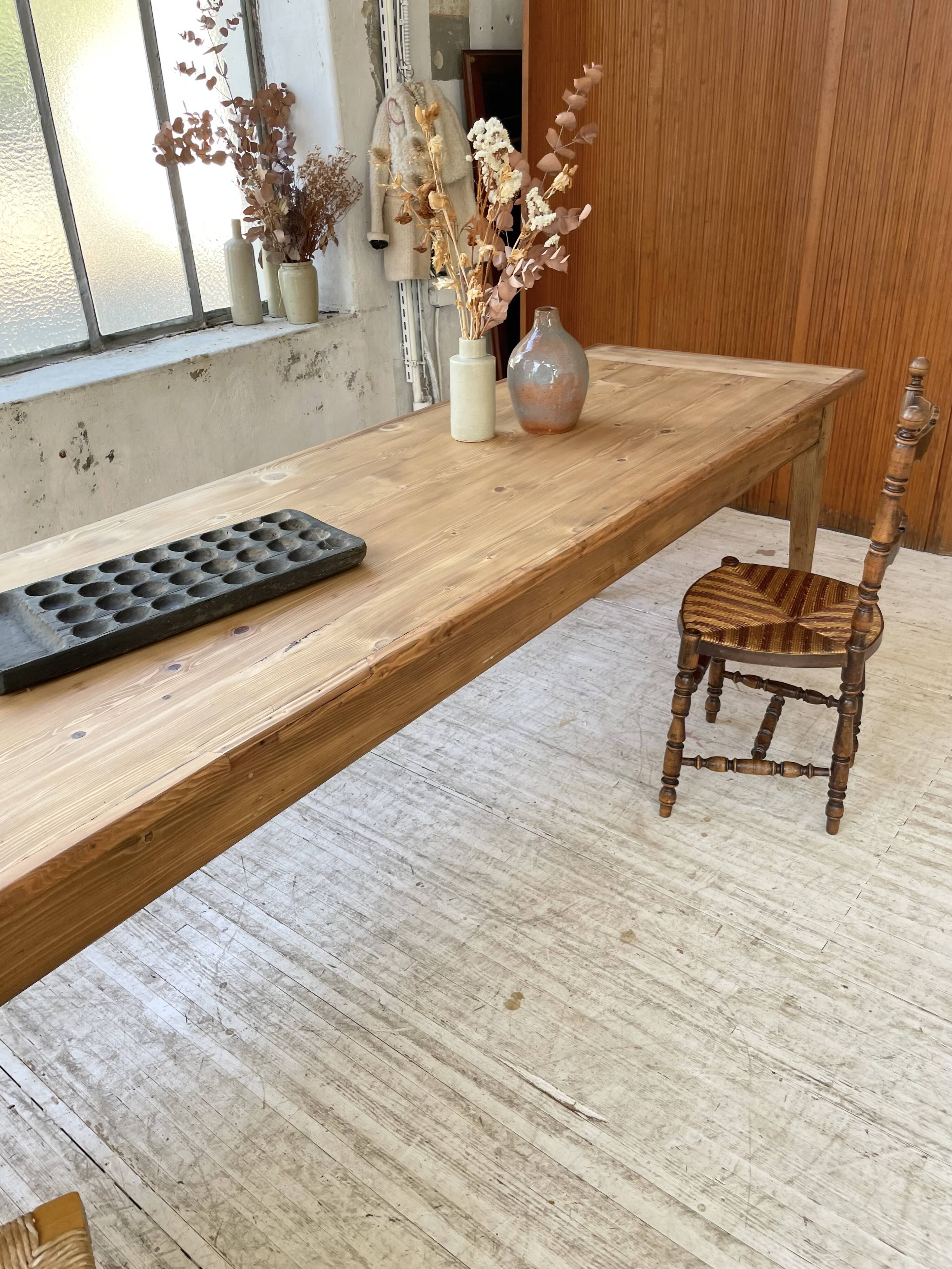 XXL pine farm table 4m