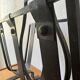 Brutalist wrought iron magazine rack from the 50s