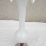 White pedestal vase