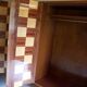 Lasted wooden wardrobe from the 70s