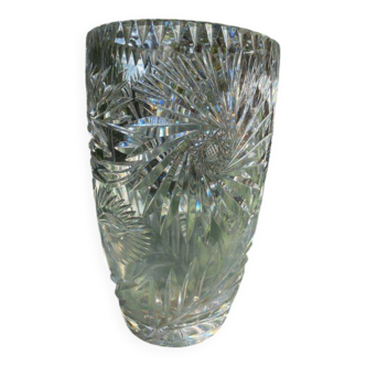 CRYSTAL VASE 25 cm high