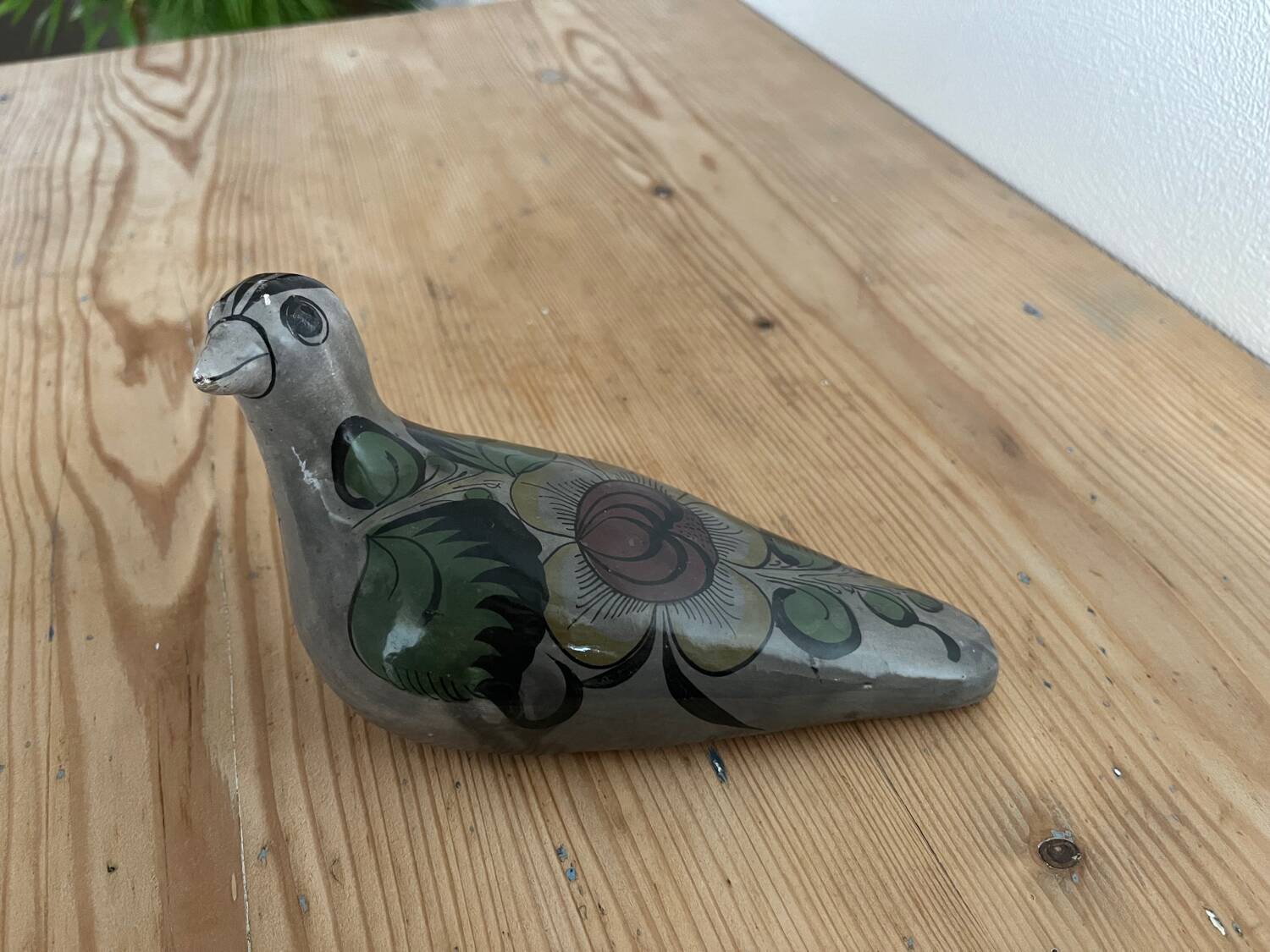 Vintage ceramic Mexican bird