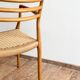 Fauteuil rare modèle 62 par Niels O. Møller en chêne, Danemark
