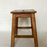 Massive wooden stool