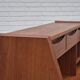 1960s, Danish chest of drawers, original condition, foldable mirror, solid teak wood.
