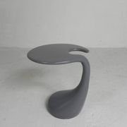 Table design vintage, table d'appoint avec formes organiques, années 90