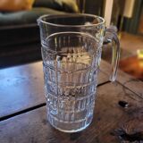 Molded glass pitcher – 1960s-70s