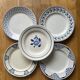 Assiettes plates dépareillées