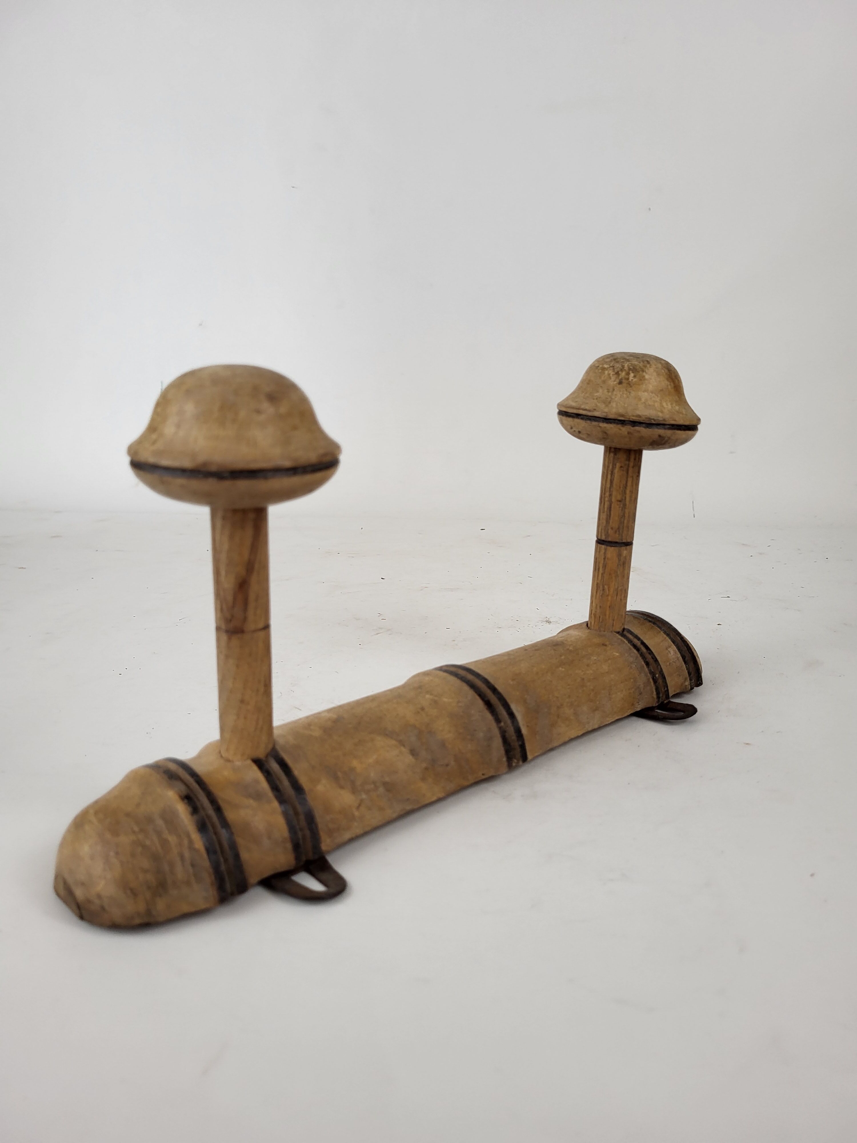 Vintage wooden coat rack