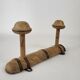 Vintage wooden coat rack