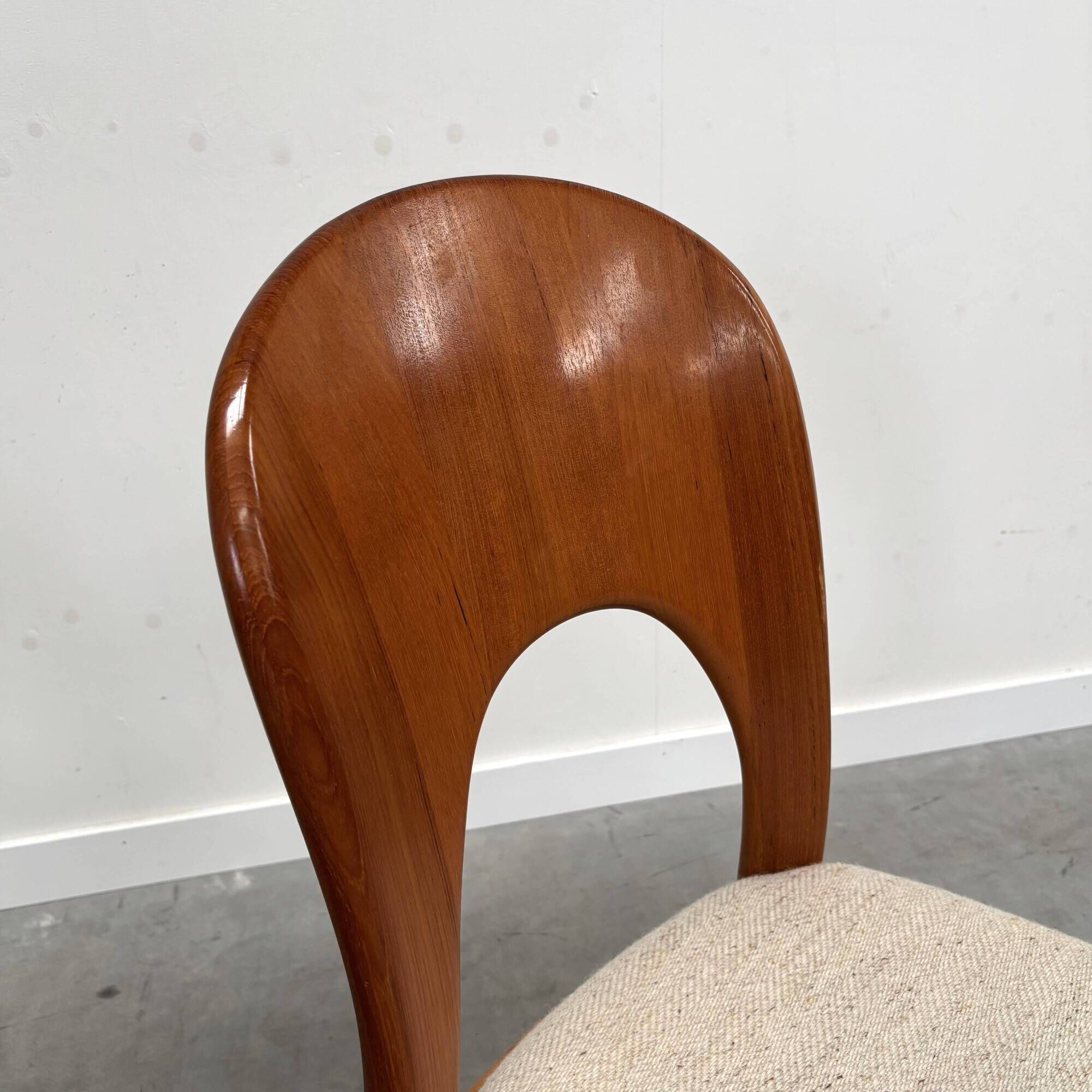 6x Dining chairs by Koefoeds Hornslet, 1970s