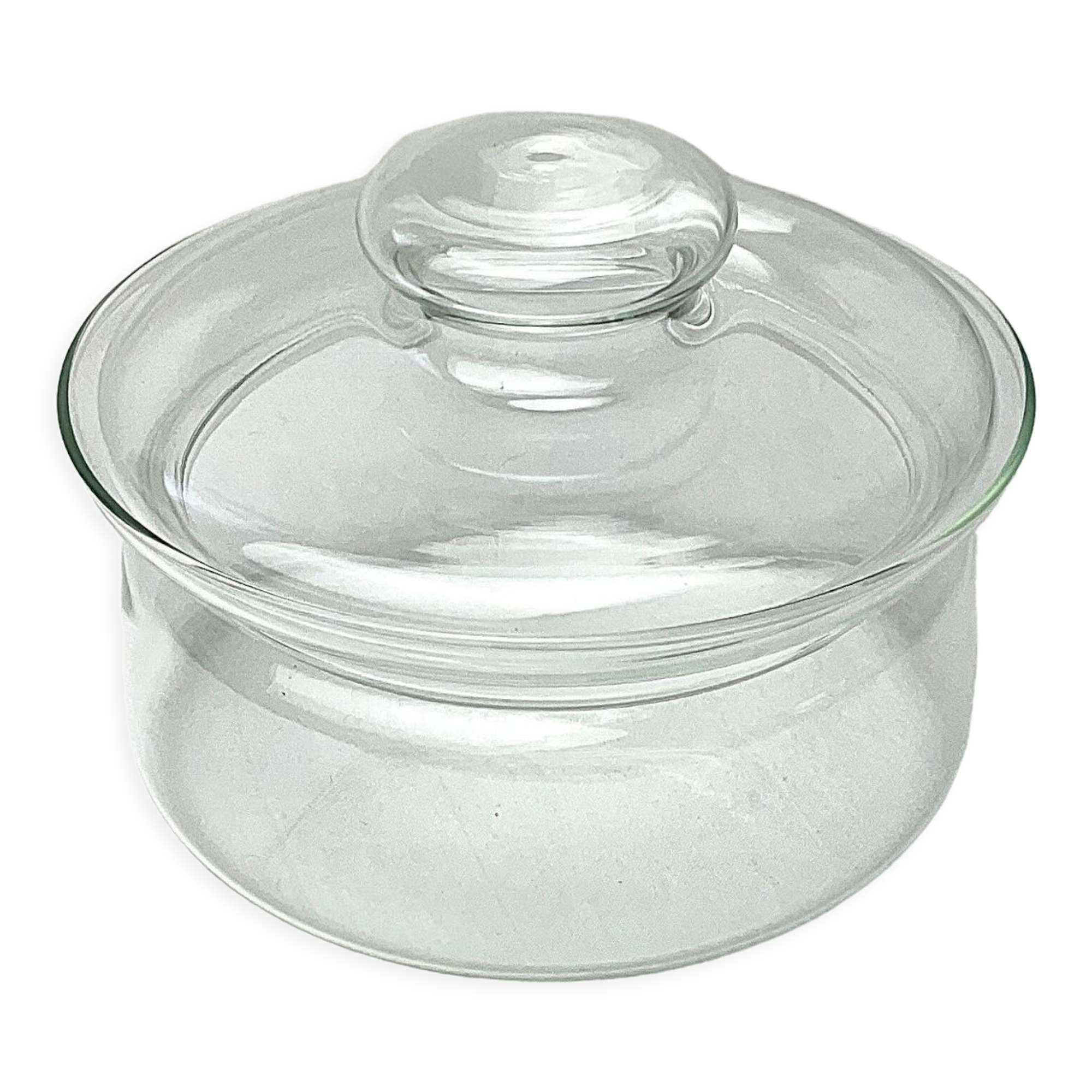 Glass candy box ⌀17