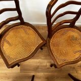 Set of 6 Louis Philippe canned chairs