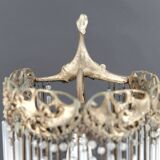 Lampe en Bronze et Pendeloques par H. Guimard, France, Art Nouveau, c. 1910