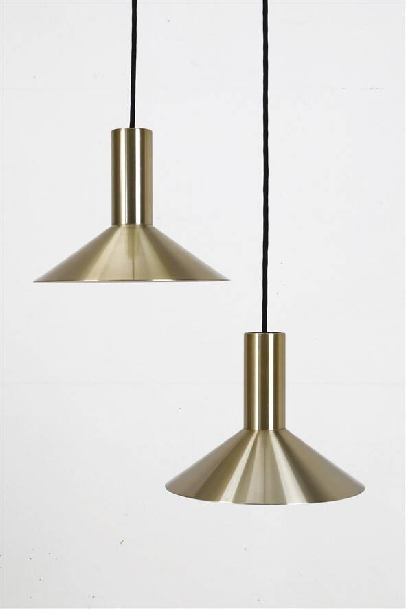 Set of 2 Fog & Mørup / Hans Due “Formel 1” pendant lamps / Mid-century Danish modern design / 1970s