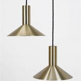 Set of 2 Fog & Mørup / Hans Due “Formel 1” pendant lamps / Mid-century Danish modern design / 1970s