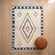 Traditional handcrafted Berber Atlas rug with a magnificent design, 2/3 m.