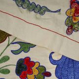 Vintage Turkish hand-knotted rug 46x90 cm