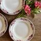 Set of 6 antique deep plates - Saint Amand Céranord