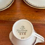 Coffee service in mocha Steltmann Bavaria