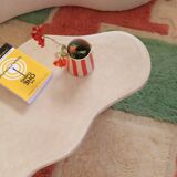 Table basse forme organique en Tadelakt