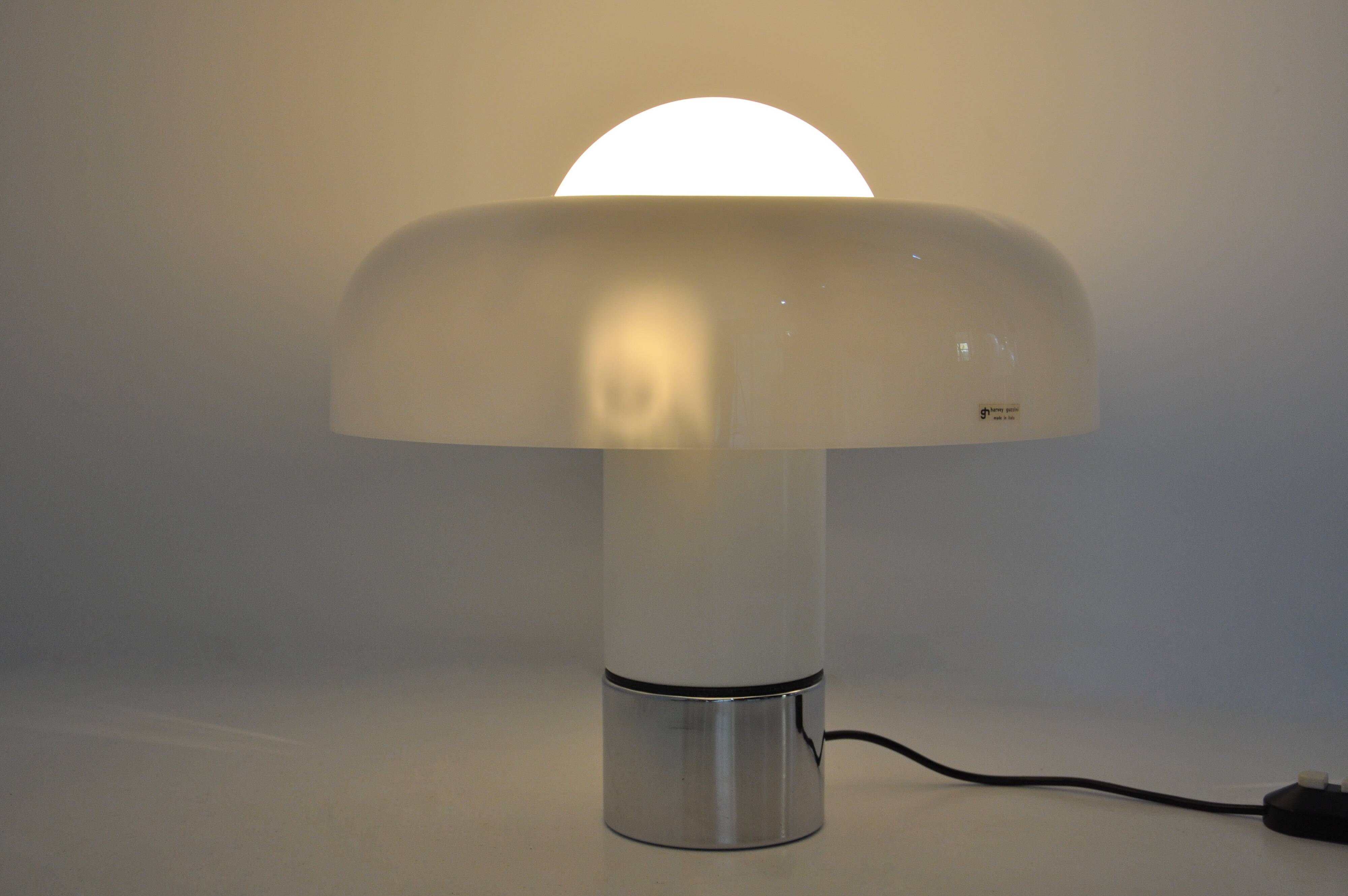 Brumbury lamp by Luigi Massoni for Harvey Guzzini, 1970s