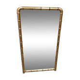 Golden bamboo mirror 129x73