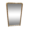 Miroir doré bambou 129x73