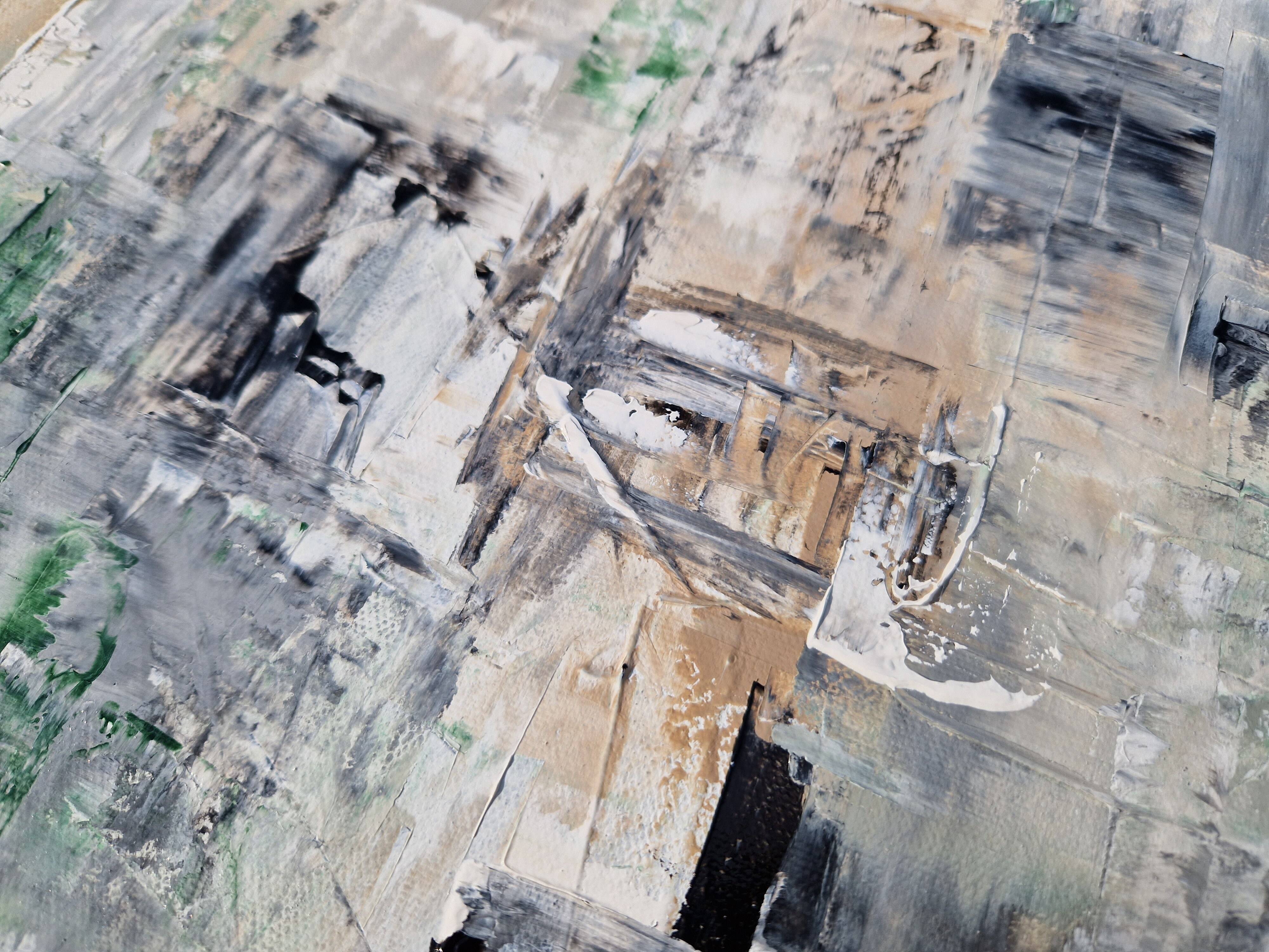 Abstract painting table