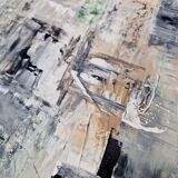 Abstract painting table