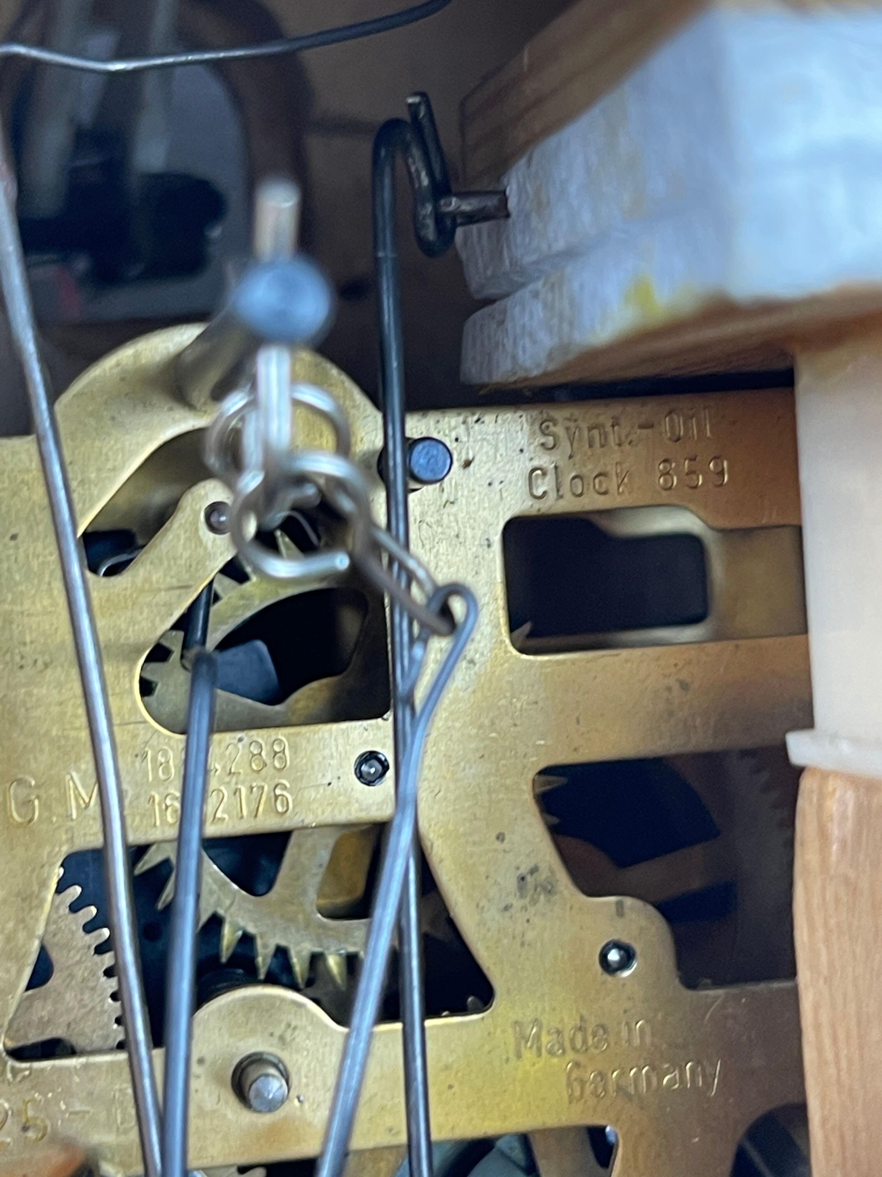 Clock, Black Forest Cuckoo brand Gula