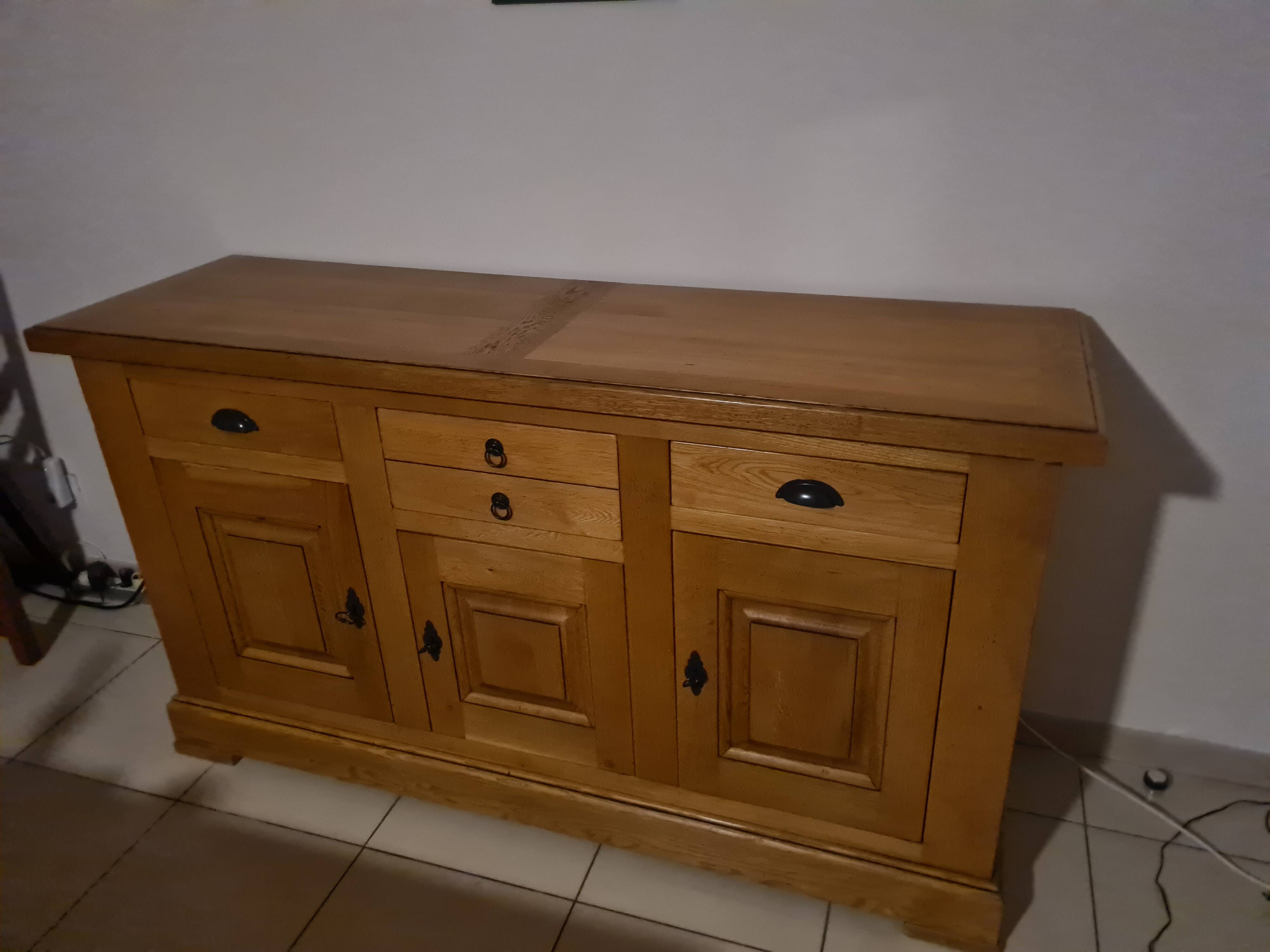 Buffet chêne massif