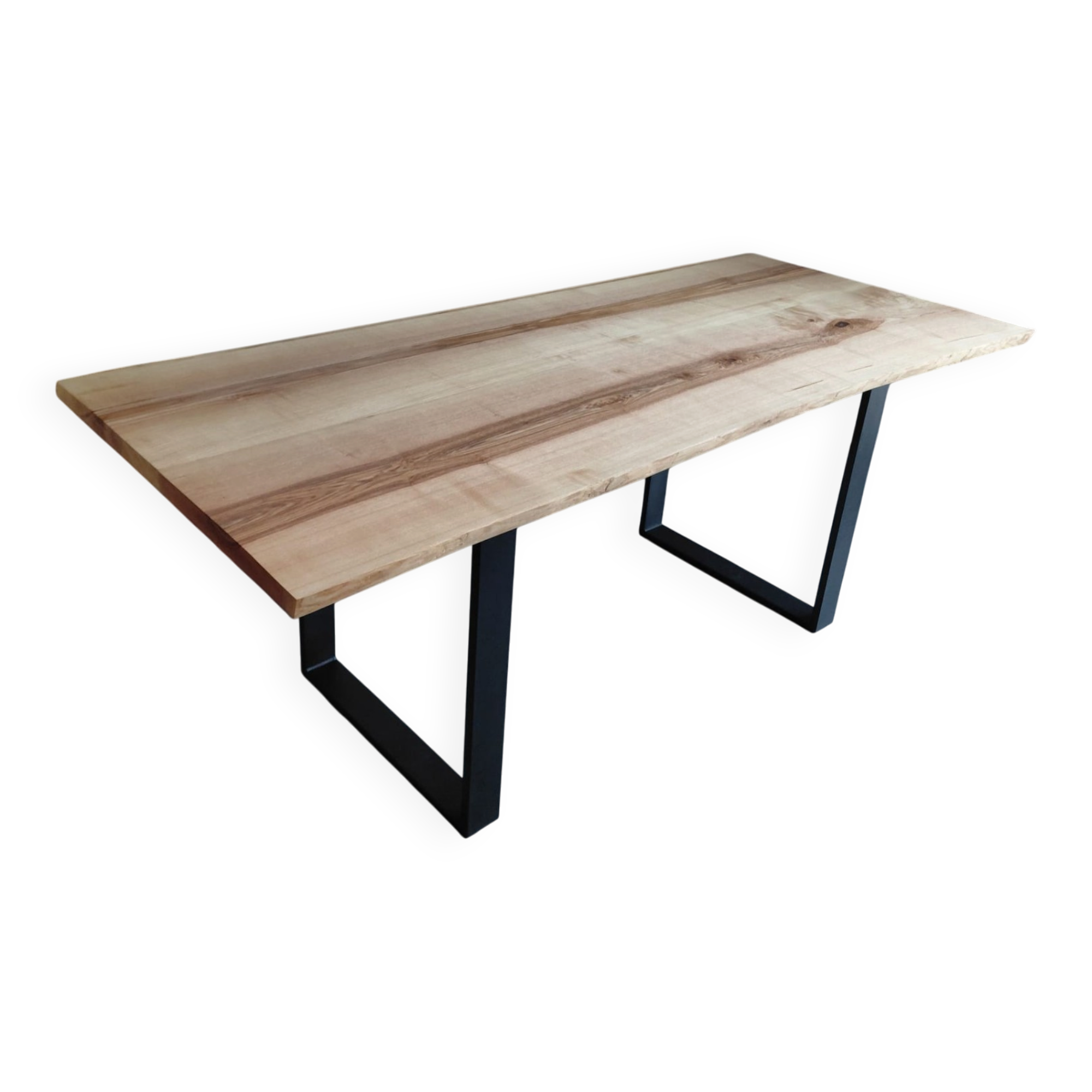 Wood metal table
