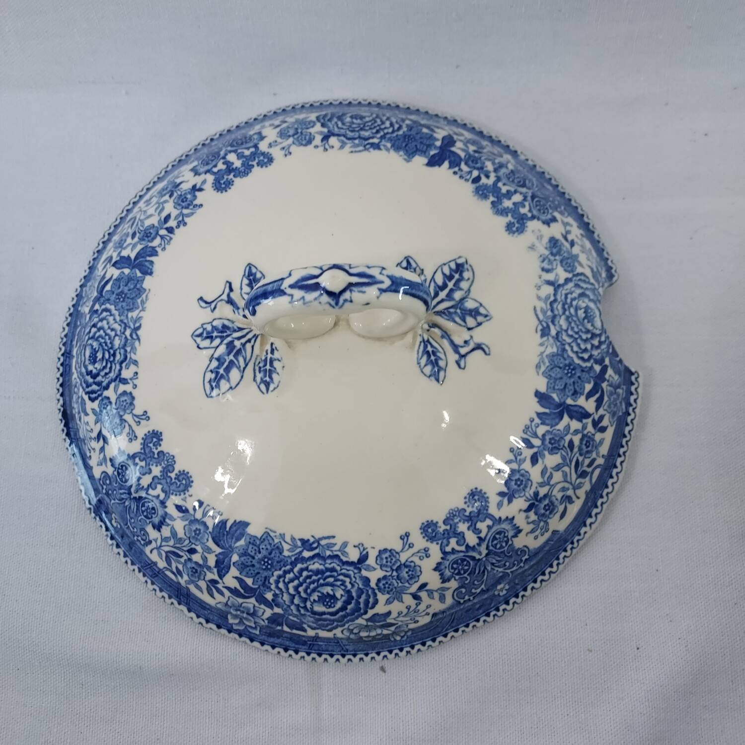 Villeroy & Boch "Burgenland" Soup Tureen in Blue Earthenware - Collectible Condition