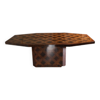Art Deco marquetry dining table
