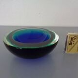 Sommerso Murano Glass Bowls by Flavio Poli, 1960s, Set of 4