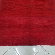 Tapis marocain rouge en laine 250cmx150cm