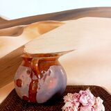 Old cauldron in pottery