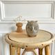 Pique flowers owl zoomorphic ceramic owl 70