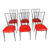 Set of six vintage chairs