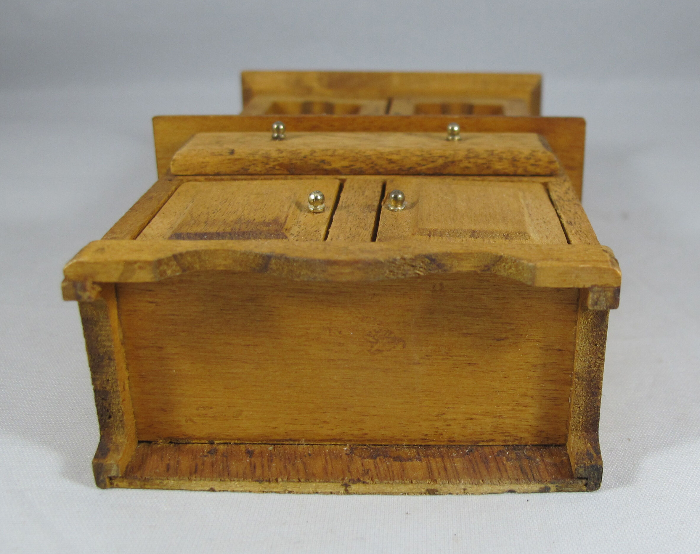 Antique wooden sideboard for doll