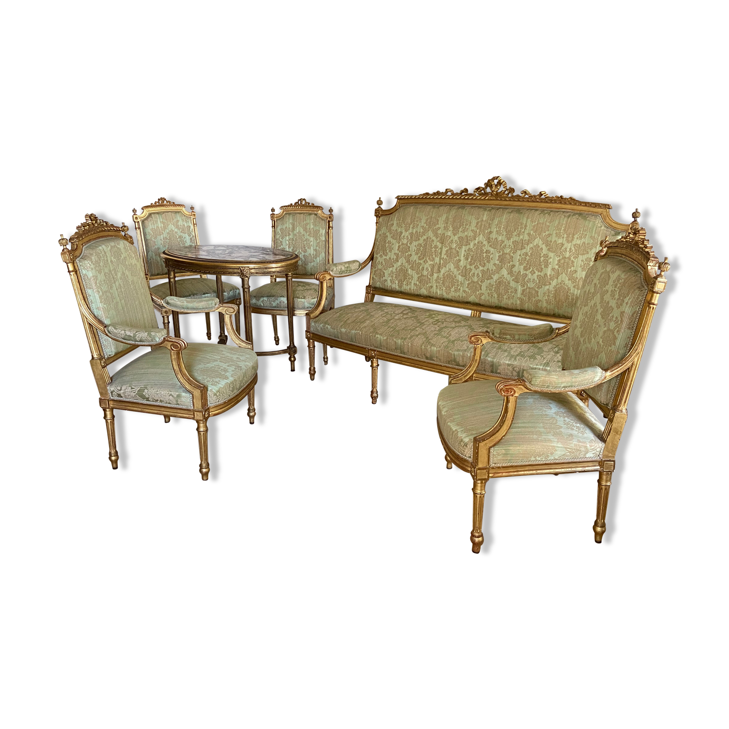 Napoleon III lounge set style louis XVI